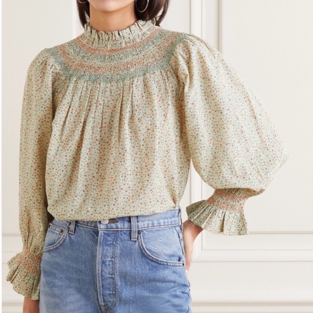 SOLD Doen Amoret blouse California wildflower - M - Picture 1 of 6